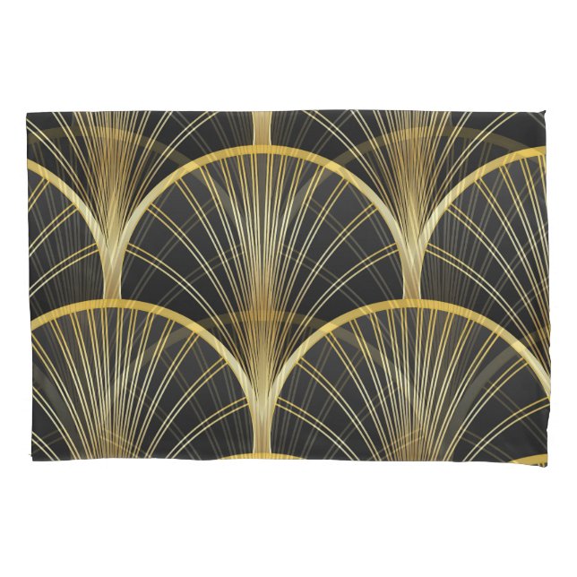 Housse D'oreillers Illustration de la texture géométrique Art Déco (devant)