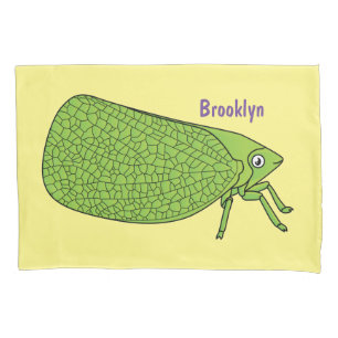 Housse D'oreillers Illustration de l'insecte de la trémie verte mûre