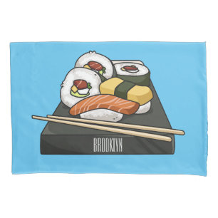 Housse D'oreillers Illustration de sushi