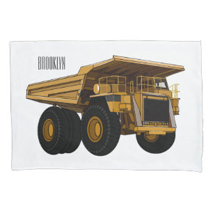 Housse D'oreillers Illustration d'un camion à grande échelle