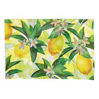 Housse D'oreillers Imaginaire citron : Motif Floral Créatif
