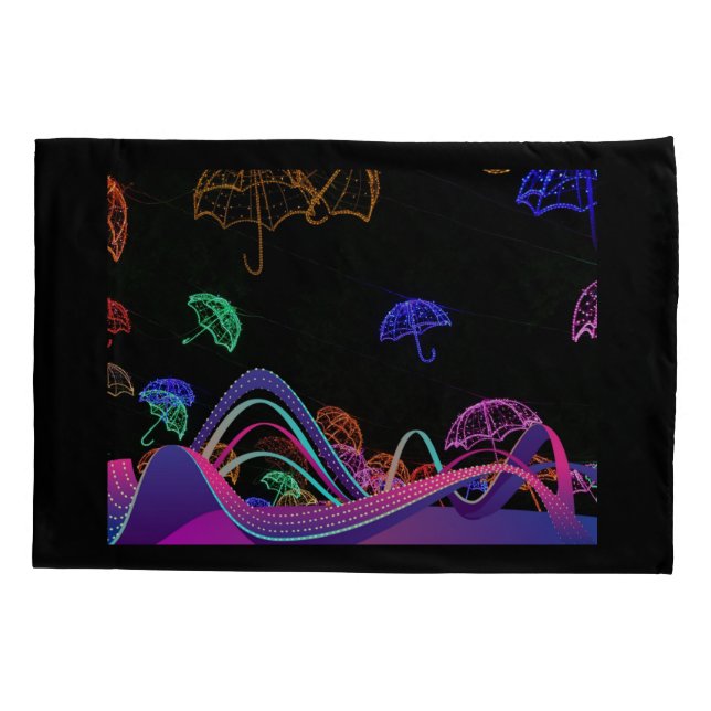 Housse D'oreillers Imaginaire parapluie (Dos)