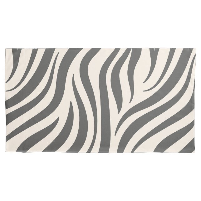 Housse D'oreillers Impression Zebra (devant)