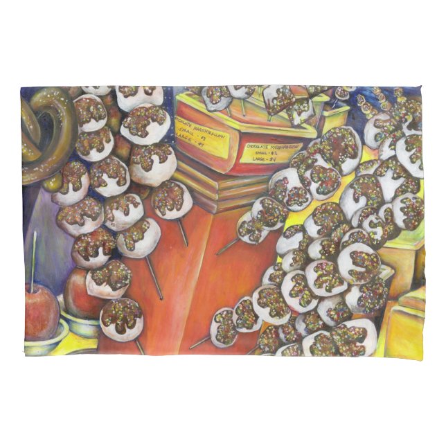 Housse D'oreillers Intersection de l'espace et du commerce (devant)