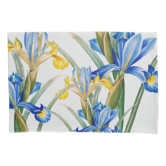 Housse D'oreillers Iris d'Espagne par Pierre-Joseph Redouté (devant)
