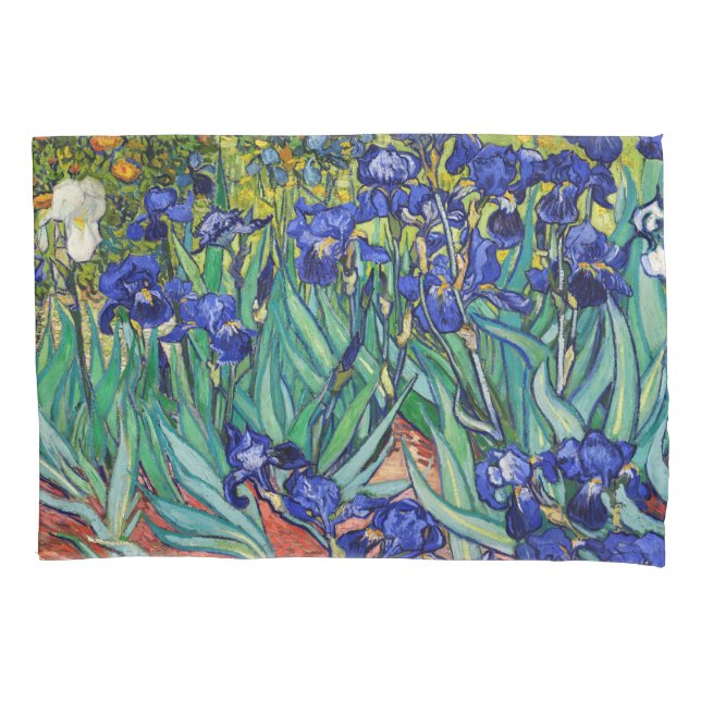 Housse D'oreillers Irises par Vincent van Gogh (devant)