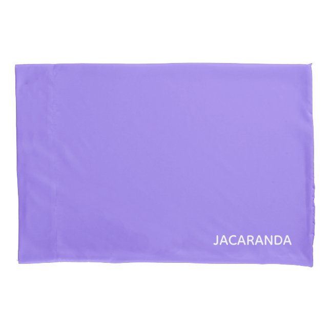 Housse D'oreillers Jacaranda purple color (devant)