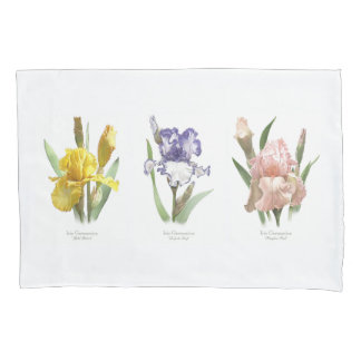 Housse D'oreillers Jardin Flower Iris