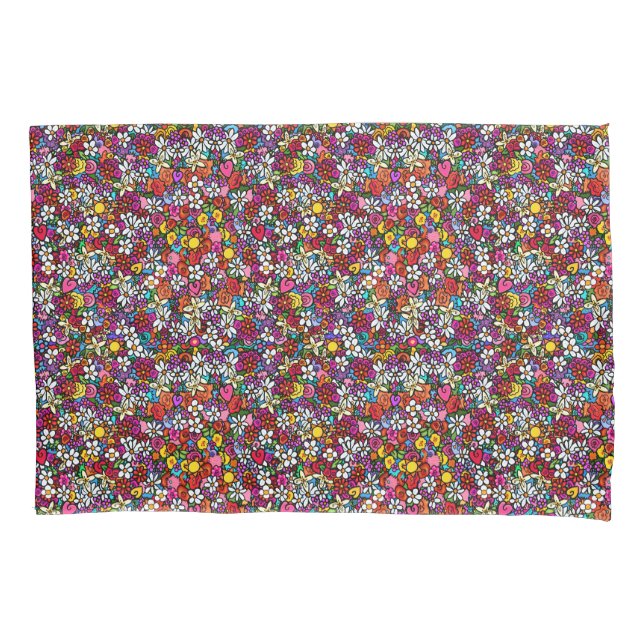 Housse D'oreillers Jardin joyeux (devant)