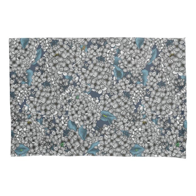 Housse D'oreillers Jardin Lilac blanc (devant-gauche)