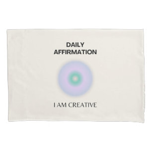 Housse D'oreillers Je suis Créative Daily Affirmation Positive