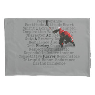 Housse D'oreillers Je suis un joueur de hockey