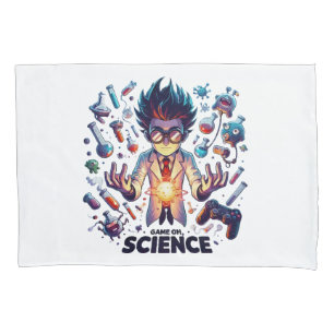 Housse D'oreillers Jeu de concoction chimique, thème scientifique