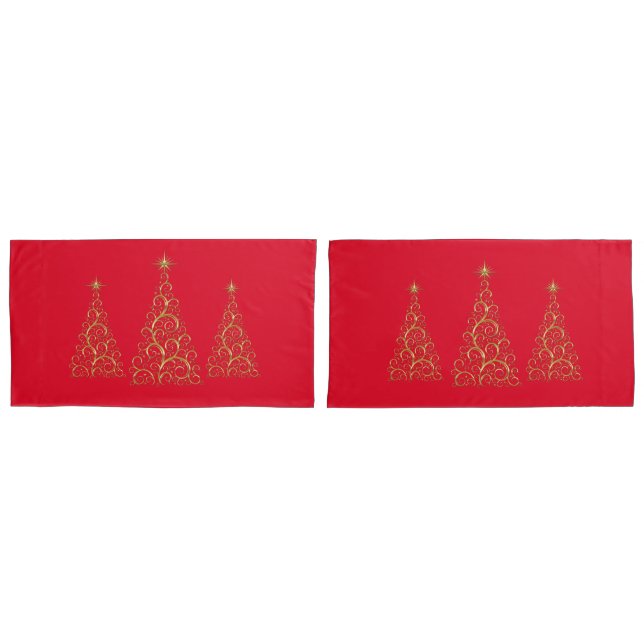 Housse D'oreillers Jeu de Pillowcase de Noël de Noël (devant-Set)