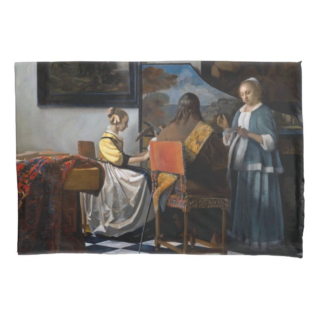Housse D'oreillers Johannes Vermeer - Le Concert (devant)