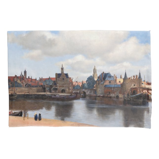 Housse D'oreillers Johannes Vermeer - Vue de Delft (devant)