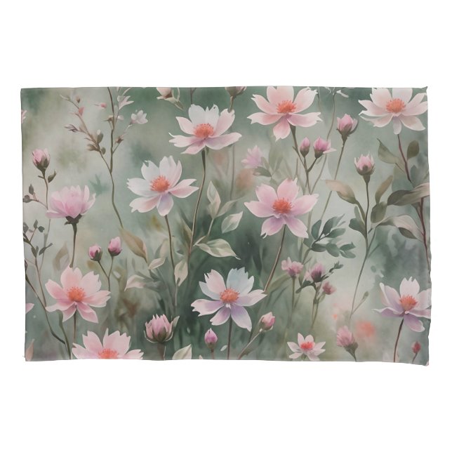 Housse D'oreillers Joli Fleur sauvage (devant)