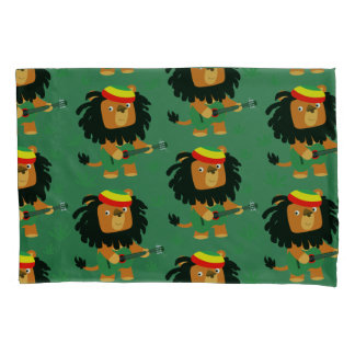 Housse D'oreillers Joli Lion Cartoon De Sion