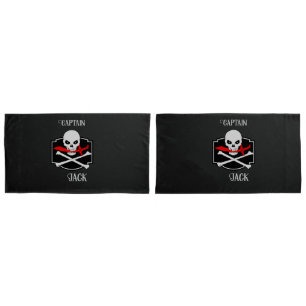 Housse D'oreillers Jolly roger personnalisé (Cutlass)