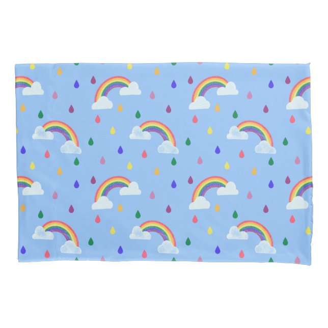 Housse D'oreillers Jote Kids Rainbow Pluie Motif douche (devant)