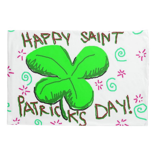 Housse D'oreillers Journée de la Saint-Patrick, Coque coussin (Dos)