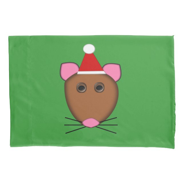 Housse D'oreillers Joyeux Costume de Souris (devant)