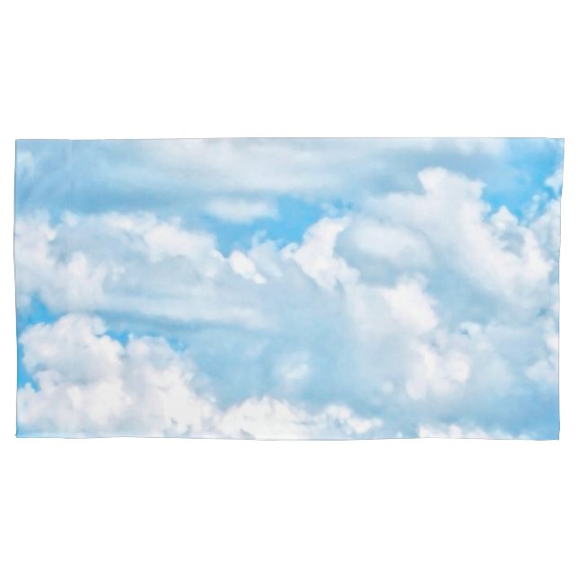 Housse D'oreillers Joyeux décor nuages ensoleillés (devant-gauche)