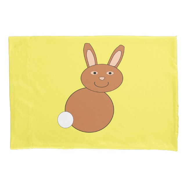 Housse D'oreillers Joyeux Easter Bunny Pillowcase (devant)