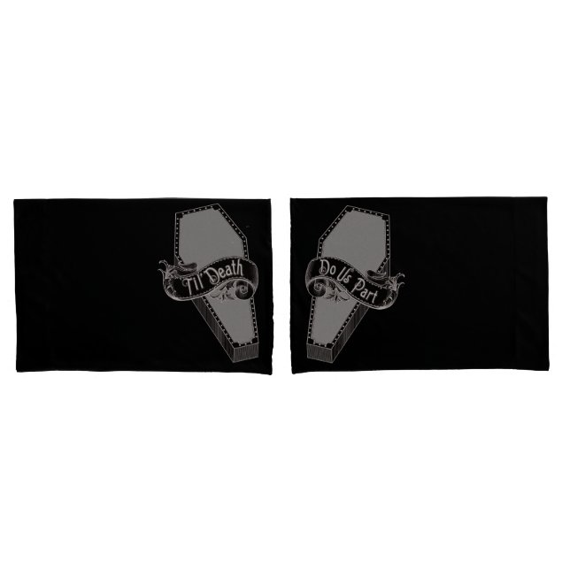 Housse D'oreillers Jusqu'À Ce Que La Mort Nous Fait Partie De Coffins (devant-Set)