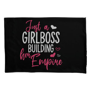 Housse D'oreillers Juste une patronne qui construit son empire femmes