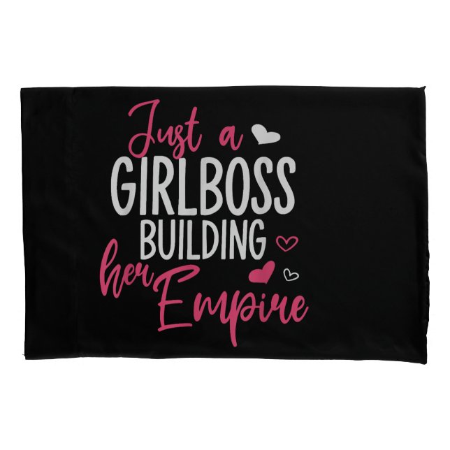 Housse D'oreillers Juste une patronne qui construit son empire femmes (devant)