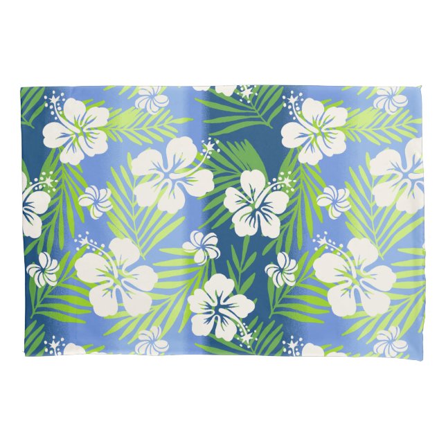 Housse D'oreillers Kalani Tie Dye Blend Tropical Hibiscus (devant)