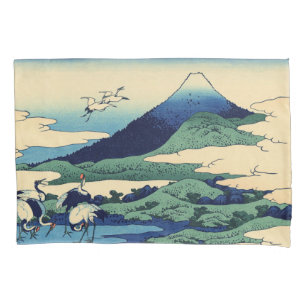 Housse D'oreillers Katsushika Hokusai - Umegawa dans la province de S