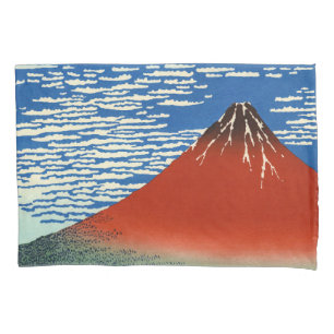 Housse D'oreillers Katsushika Hokusai - Vent Fin, Matin Clair