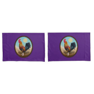 Housse D'oreillers Key West - Rooster tzigane Vintage ovale