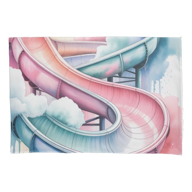 Housse D'oreillers Kids’ Birthday Waterslide Party Gift (devant)