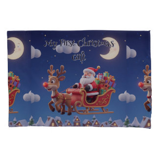 Housse D'oreillers Kids' Santa Rudolph Standard Pillowcase