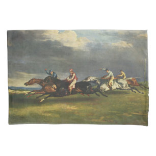 Housse D'oreillers La course Epsom Derby Horse