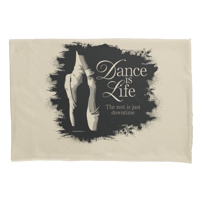 Housse D'oreillers La danse est la vie (devant)