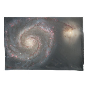 Housse D'oreillers La galaxie de Whirlpool M51 et son compagnon dans