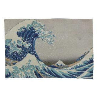 Housse D'oreillers La grande vague outre de Kanagawa (神奈川沖浪裏)