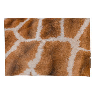 Housse D'oreillers La peau de girafe : Texture animale réaliste