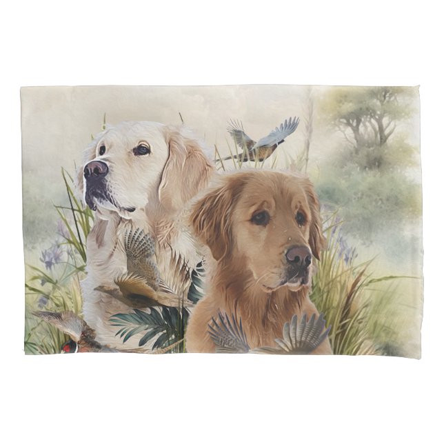 Housse D'oreillers Labrador Retrivers avec faisan, Art (devant)