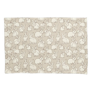 Housse D'oreillers Lapin Céleste lapins Bonanza - motif.
