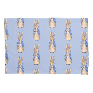 Housse D'oreillers Lapin classique en veste bleue