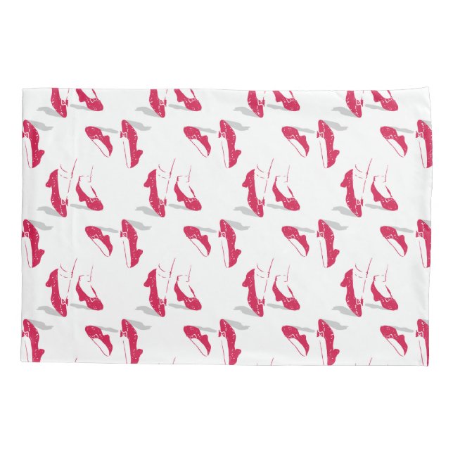 Housse D'oreillers L'Assistant D'Oz™ | Motif Ruby Slippers™ (Dos)