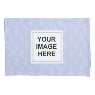 Housse D'oreillers Lavande Botanique Floral Bleu Chambre Photographie