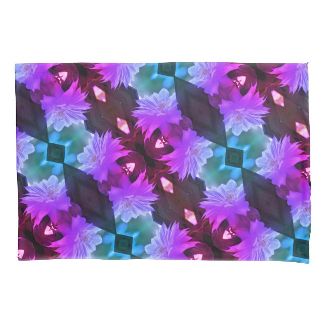 Housse D'oreillers Lavande Clematis Fleur Nichée Dans Trellis (devant)