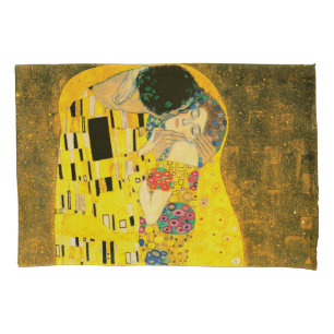 Housse D'oreillers Le baiser par Gustav Klimt