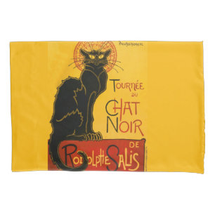 Housse D'oreillers Le Conversation Noir Le Chat Noir